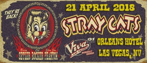 Stray Cats – Viva Las Vegas Rockabilly Weekend 2018 – Completo