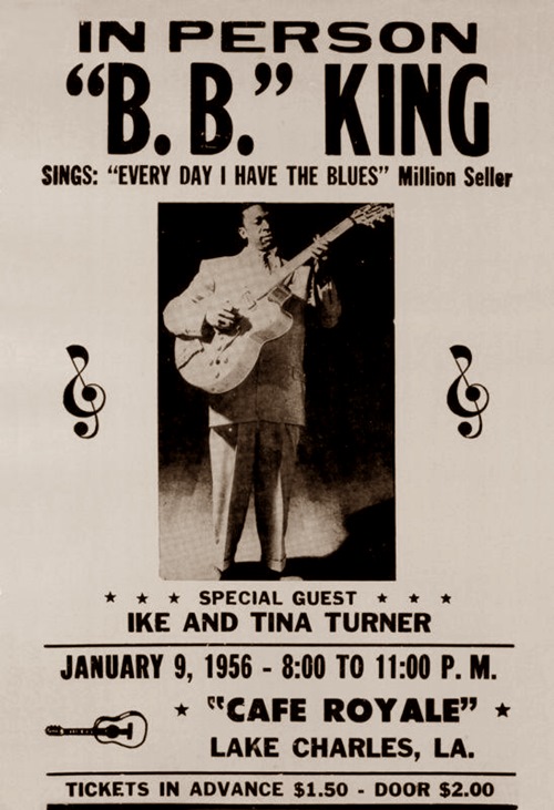B.B.King original flyer from 50s by 4ever Style Portal
