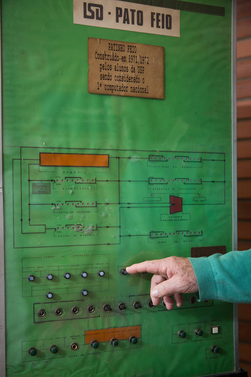 Painel central do Patinho Feio